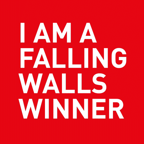 Falling Walls GIF "I am a falling walls winner"